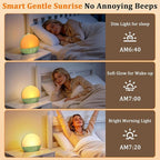Calm & Gradual Sunrise Alarm Clock: 30‑Min Slow‑Rise Natural Wake Up Light - Image 3
