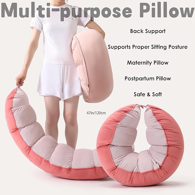 Peallow – Long Round Body Pillow - Image 7