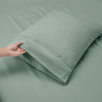 Hearth & Harbor Bed Sheets, Luxury Soft 6 Piece Bed Sheet Set Extra Deep Pocket - Image 6