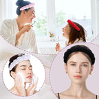 10 Pcs Velvet Cloth Spa Headbands - Image 6