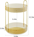 Rotating Makeup Organizer Countertop, Skincare Organizers, Spinning Perfume - Image 2