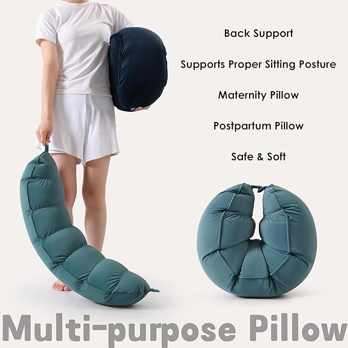 Peallow – Long Round Body Pillow - Image 7