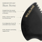 WILDLING Empress Stone Gua Sha Facial Stone I Facial Massage Stone to Lift - Image 6