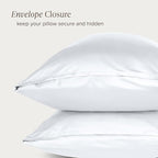 Bare Home 100% Rayon Made from Bamboo Luxury Body Size Cooling Pillowcase - Image 5