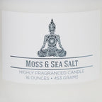 Carolina Moss & Sea Salt Scented Candle, 16 oz Wellness Relaxing Aromatherapy - Image 4