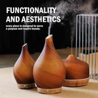 Porseme 280ml Essential Oil Diffuser Glass Color Changing Aroma Air Diffusers - Image 7