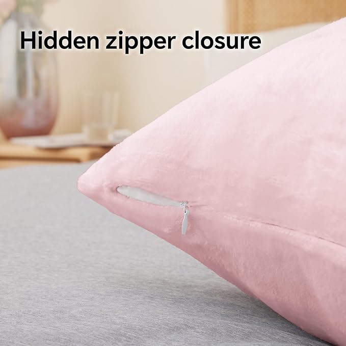 BEDELITE Flannel King Size Pillow Cases Set of 2, Super Soft Fleece Pillowcases - Image 6