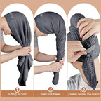GLIMGLINT 2 Pack Microfiber Hair Towel Wrap - Image 6