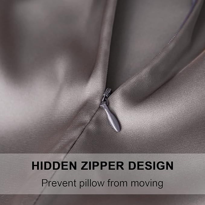 Mulberry Silk Pillowcase for Hair and Skin, King Size Cooling Silk Pillow Case - Image 2