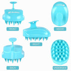 Scalp Massager Shampoo Brush, Hair Scalp Scrubber Shower Hair Brush Head - Image 2