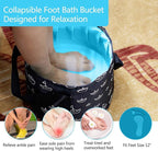 Collapsible Bucket for Soaking Feet, Portable Travel Foot Bath Tub, Foot - Image 4