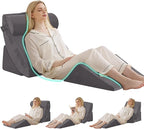4PCS Wedge Pillow Set for After Surgery, Orthopedic Bed Wedge Pillow for Back by BambulexForaBetterLife