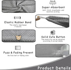 3 Pack Microfiber Hair Towel Wrap - Image 4