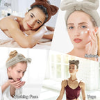 Casoty 12 Pcs Skincare Spa Headband, Hair Band - Image 3