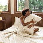 CozyLux Satin Sheets King Size Sheet Set - Image 7