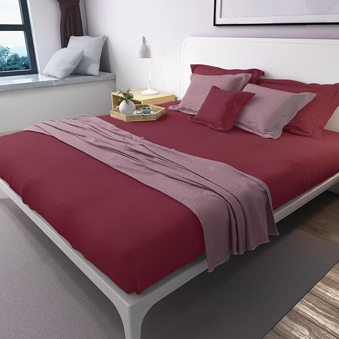 Lirex 2-Pack Queen Size Flat Sheet Set, Ultra-Soft Brushed 1800 Microfiber - Image 6