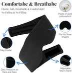 Cotton Sleep Eye Mask for Women Men, 100% Blocking Light Eye Mask Sleeping for - Image 3