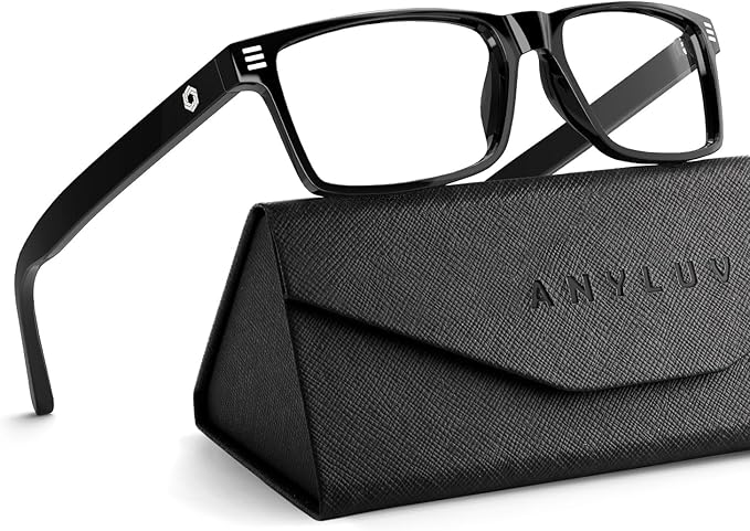 ANYLUV Blue Light Glasses Men Woman, Eye Strain Relief Eye Protection by ANYLUV