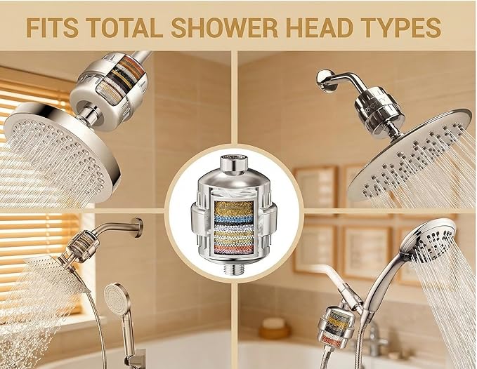 25-Stage Shower Filter with Enhanced KDF, Revitalizes Hair, Skin & Nails. - Image 3