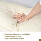 Goose Down Body Pillows for Adults, Large Body Pillow for Side Sleeper - Image 8