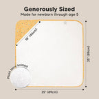 KeaBabies Hooded Baby Towel for Newborn - Image 4