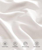 Warmstar Cotton Pillow Cases Queen Size Set of 2, 600 Thread Count Pillowcases - Image 3