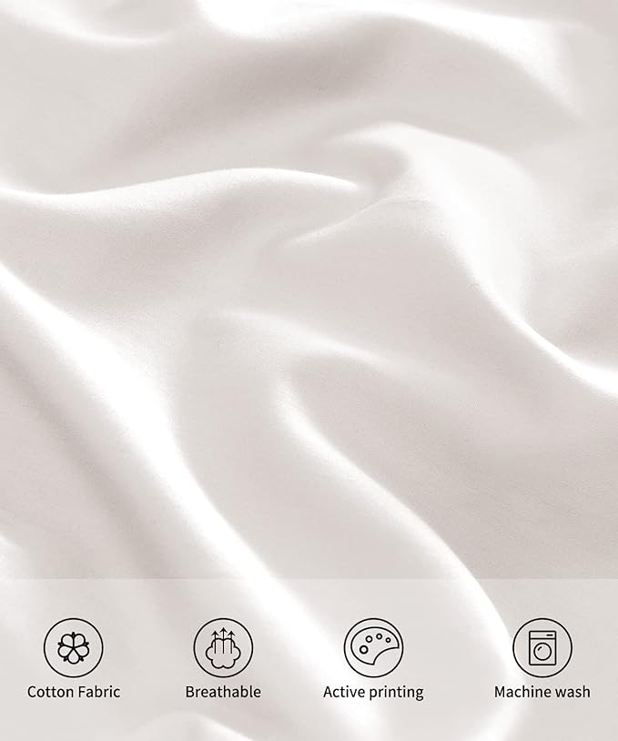 Warmstar Cotton Pillow Cases Queen Size Set of 2, 600 Thread Count Pillowcases - Image 3