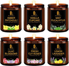 6 Pack Candles for Home Scented, Candles Gifts for Women Men, 42oz Soy Candle - Image 8
