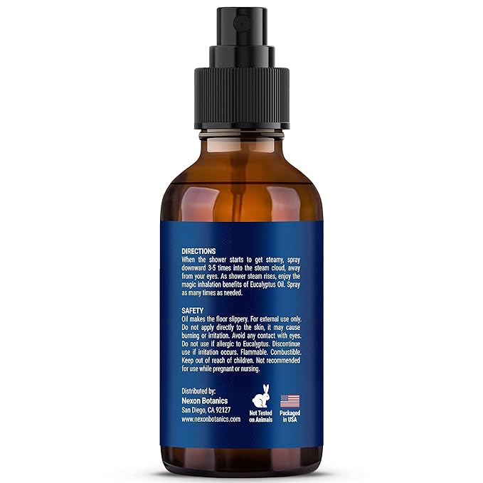 Eucalyptus Shower Steamer Spray 2 fl oz – Aromatherapy Shower Mist - Image 8