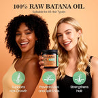Batana Oil for Hair Growth Dr Sebi, 100% Raw Organic Batana Hair Mask from - Image 2