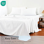 Cotton Flat Sheets Only, 600 TC 100% Cotton Flat Sheet Top Sheet Only, TwinXL - Image 8