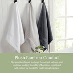 Springtree Home Luxury Viscose from Bamboo Bath Towel Set of 4 | 35% Viscose - Image 5