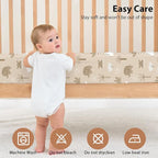 Baby Crib Sheets for Boys and Girls, 3 Pack Toddler Bed Sheets for 52”x28” - Image 7