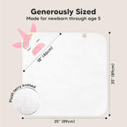KeaBabies Hooded Baby Towel for Newborn - Image 4