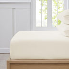 Twin XL Fitted Sheet Only with Full Elastic & Built in Corner Sheet Straps to - Image 3