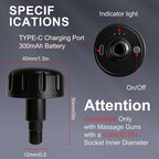 LEERCON Heating Head for Small Massage Gun - Image 2