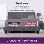 DeaLuxe Cal King Fitted Sheet Only Deep Pocket - 17in - 21in Inch + Extra Deep - Image 2