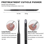 Cuticle Pusher Cuticle Nipper Set, Russian Pre-Treatment Nail Pushers, Cuticle - Image 3