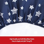 Crib Sheets for Boys or Girls 2 Pack, Fitted Crib Sheet for Standard Size Crib - Image 3