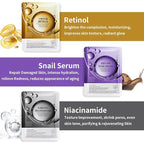 12 Pack Sheet Face Masks Skincare, Mothers Day Gifts, Collagen Face Mask - Image 4