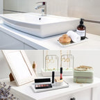 Gurygo 10" Bathroom Tray for Counter, Ceramic Vanity Trays for Bathroom - Image 5