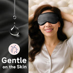 Umisleep Sleep Mask for 100% Pure Mulberry Silk, 22 Momme 6A Soft Eye Masks for - Image 3