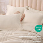 King Comforter Set Beige - Image 5