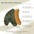 Lymphatic Contour Face Brush, Dual-Ended Dry Brush + Cool-Touch Jade Gua Sha - Image 6