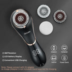 Facial Cleansing Brush, Electric Face Scrubber Rechargeable Exfoliator IPX-7 - Image 4