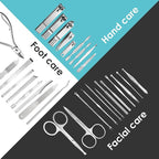 WOAMA Manicure Set 30 In 1 Nail Clipper Set Nail Kit - Image 5