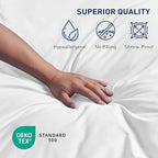 Twin/Twin XL Size Flat Sheet 2 Pack, 100% Cotton Percale Flat Bed Sheet - Image 6