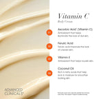 Advanced Clinicals Brightening Vitamin C Body Cream Lotion + Vitamin C & - Image 7