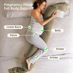 bbhugme Adjustable Pregnancy Pillow – Full Body Support - Image 3