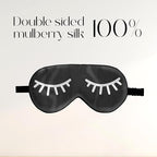 ZIMASILK 100% Natural Silk Sleep Mask Blindfold, Adjustable Super-Smooth Soft - Image 3